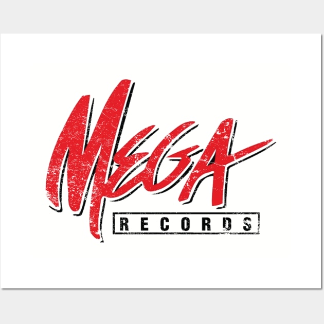 Mega Records Wall Art by MindsparkCreative